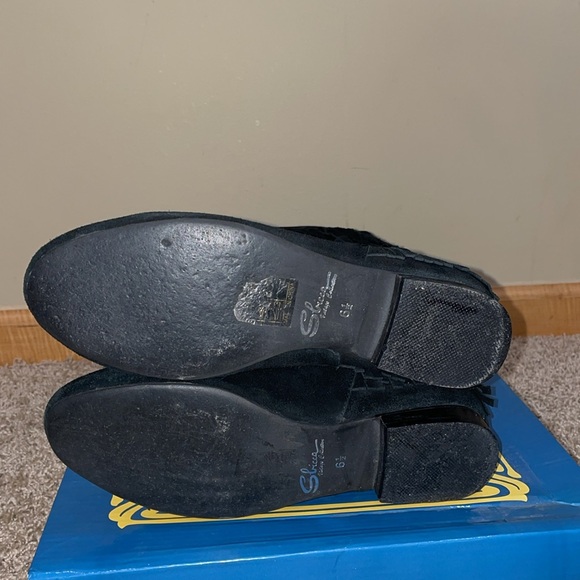 SBICCA FRINGE BOHO/WESTERN BLACK SUEDE KNEE HIGH BOOT LIKE NEW SIZE 6.5 - Picture 10 of 12